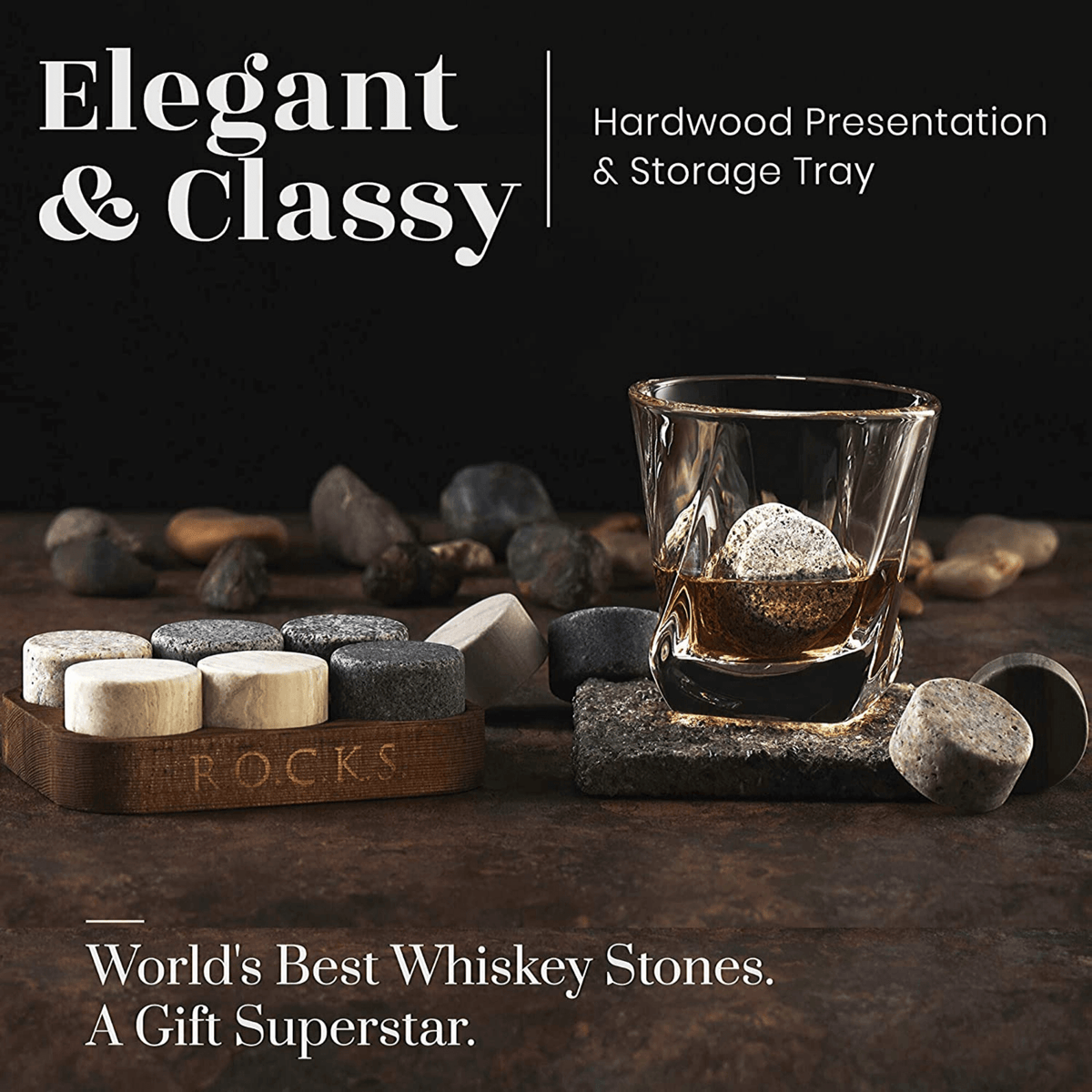 Miorvale Whiskey Stones Gift Set