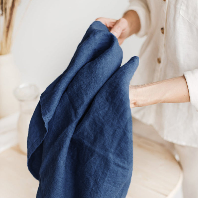Linen Tea Towel with Hanging Loop