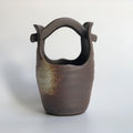 Rustic Glazed Ceramic Bud Vase
