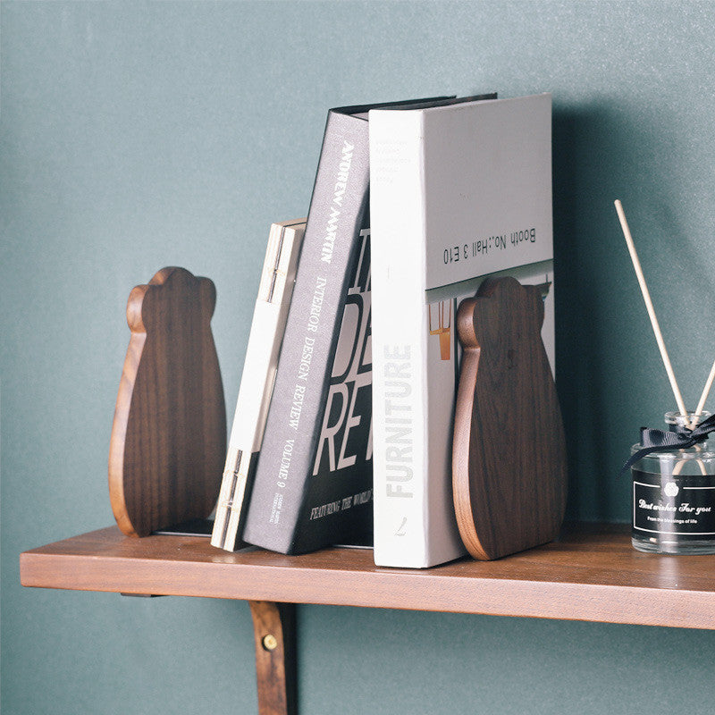 Wooden Bear Bookend