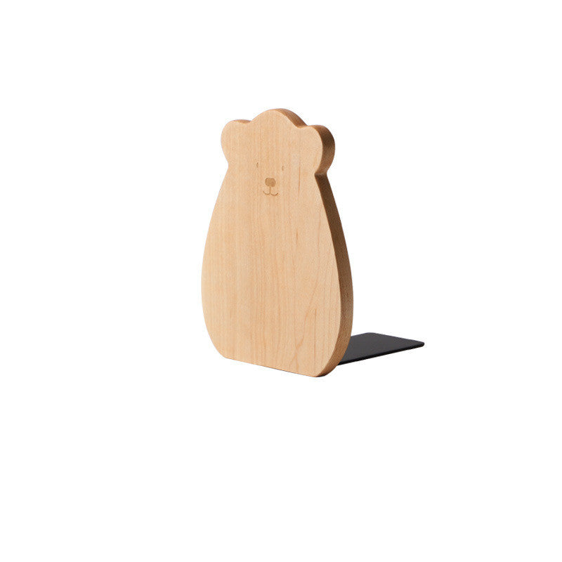Wooden Bear Bookend