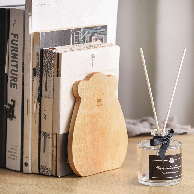 Wooden Bear Bookend