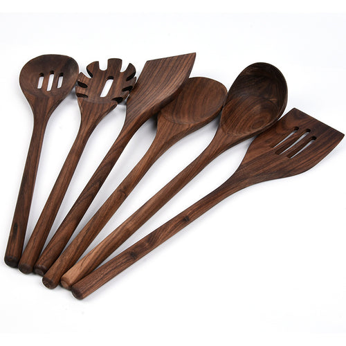 Black Walnut Cooking Utensil Set (6 Pieces)
