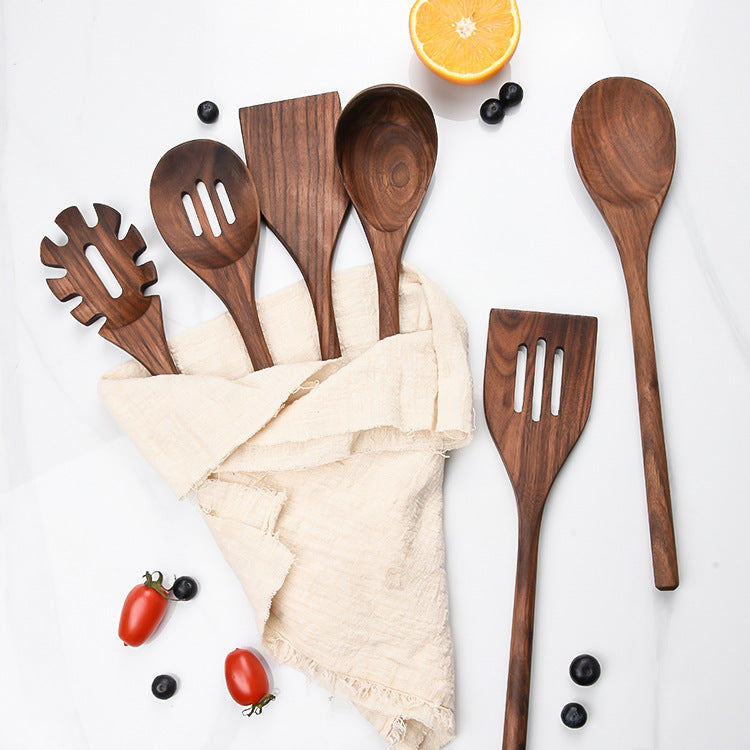 Black Walnut Cooking Utensil Set (6 Pieces)