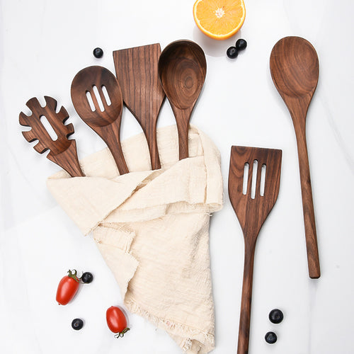 Black Walnut Cooking Utensil Set (6 Pieces)