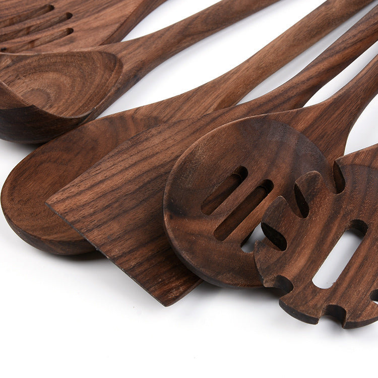 Black Walnut Cooking Utensil Set (6 Pieces)