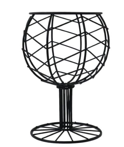 Black Metal Wire Fruit Basket