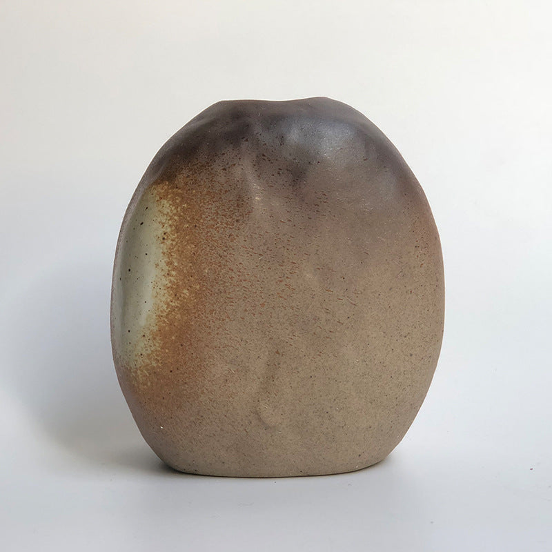 Rustic Glazed Ceramic Bud Vase