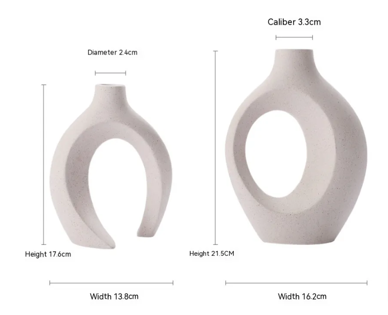 Sculptura Ceramic Hydroponic Vase