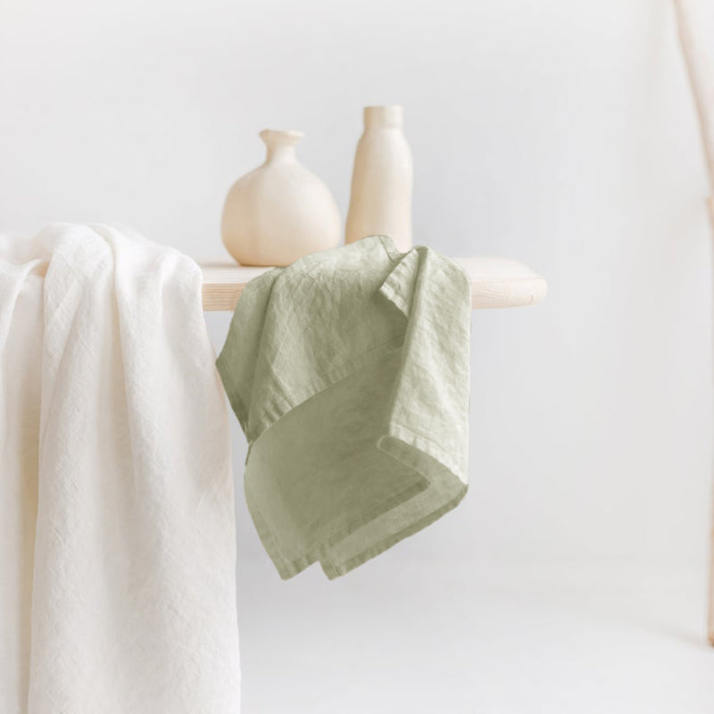 Linen Tea Towel with Hanging Loop