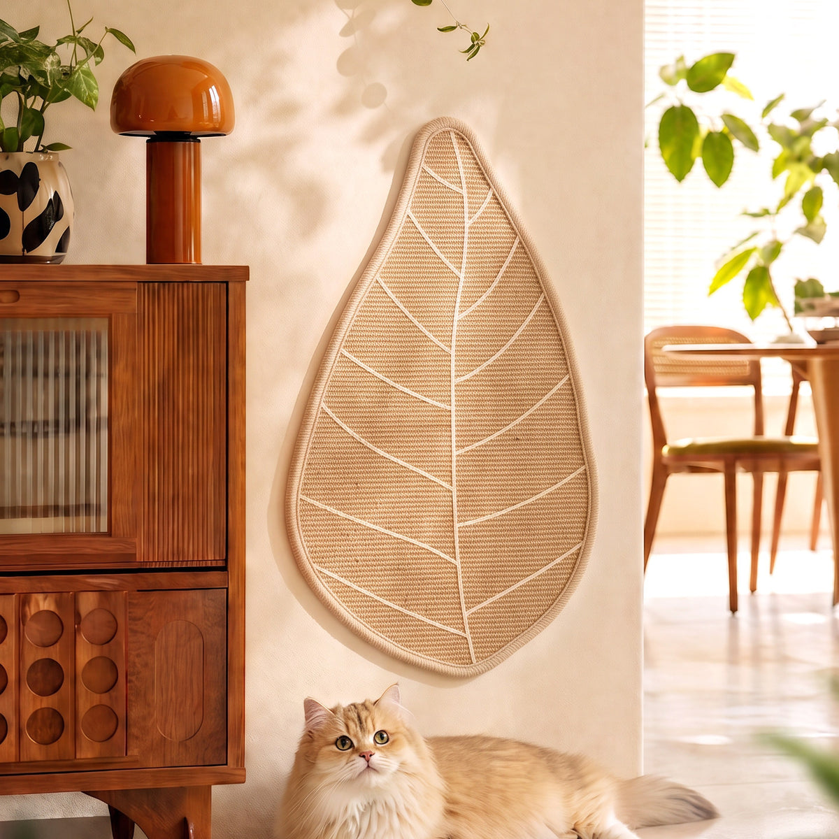 Leaf Sisal Cat Scratching Mat