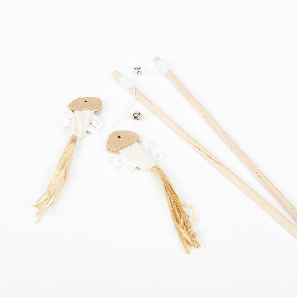 Wooden Cat Teaser Wand