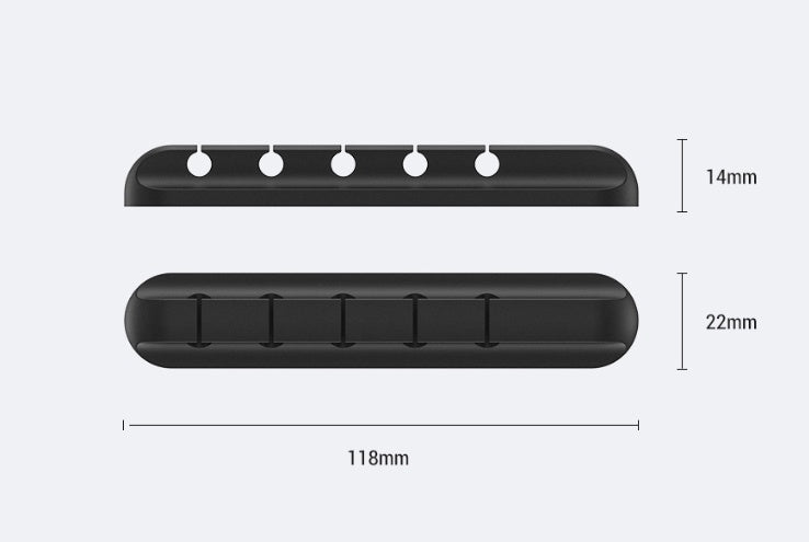 Silicone Cable Clips (2-pack)
