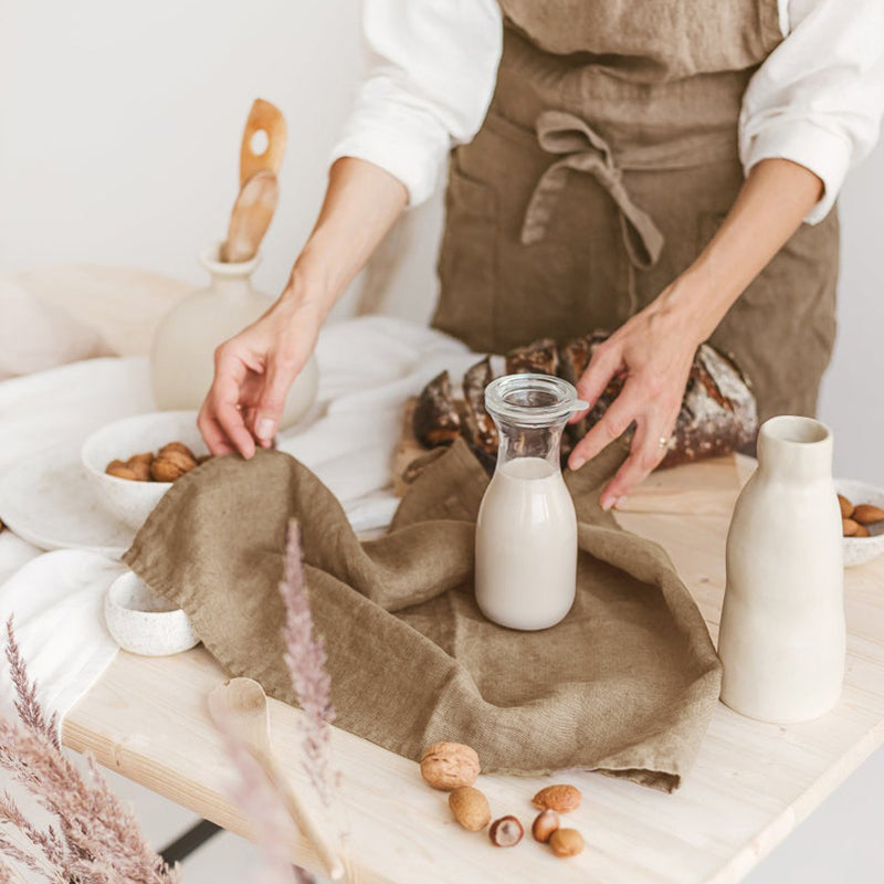 Linen Tea Towel with Hanging Loop