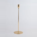 Slim Gold Metal Candlestick