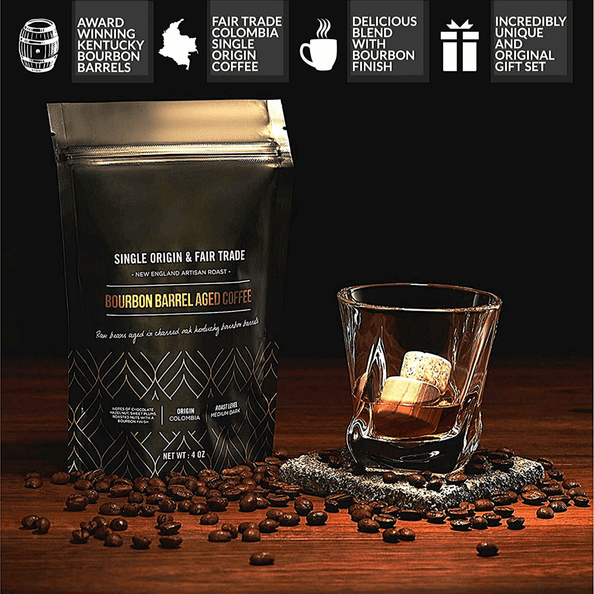 Miorvale Whiskey Stones Gift Set