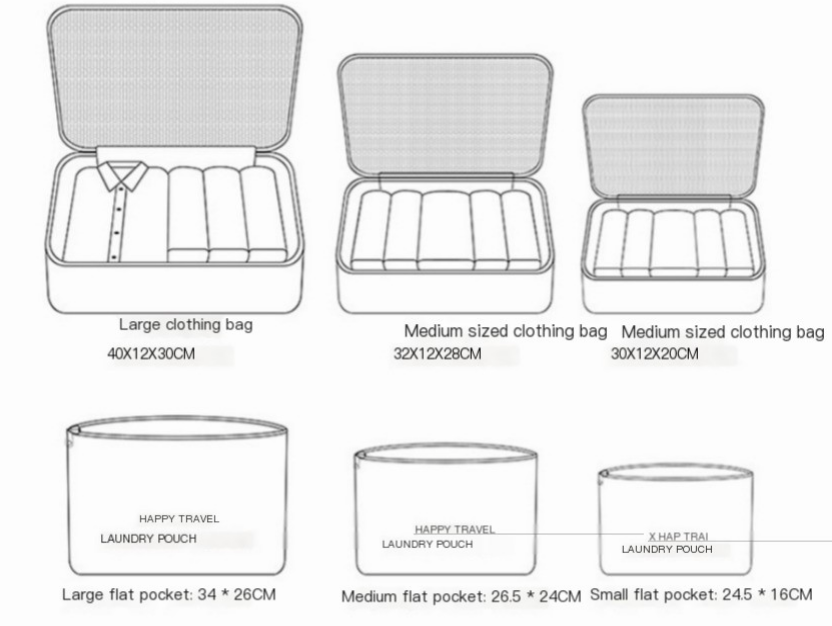 Miorvale Travel Packing Cube Set