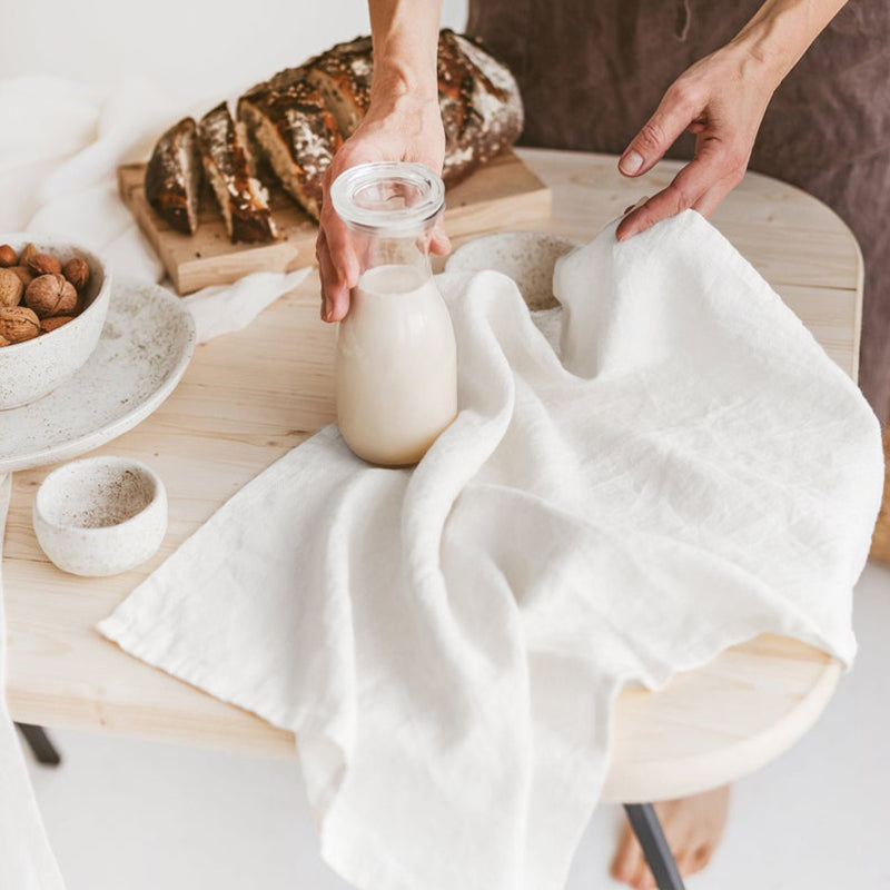 Linen Tea Towel with Hanging Loop