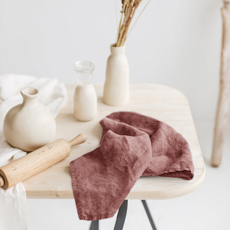 Linen Tea Towel with Hanging Loop