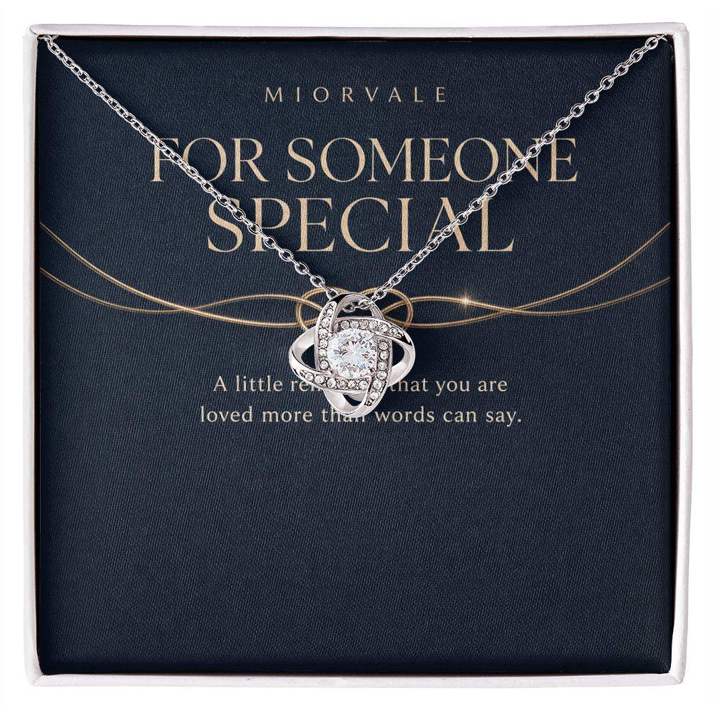 Love Knot Necklace – For Someone Special