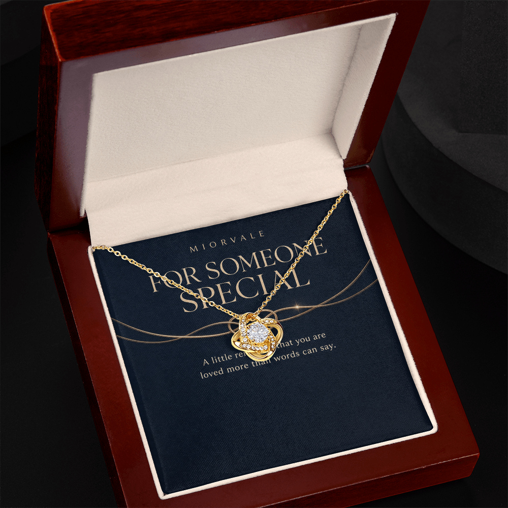 Love Knot Necklace – For Someone Special