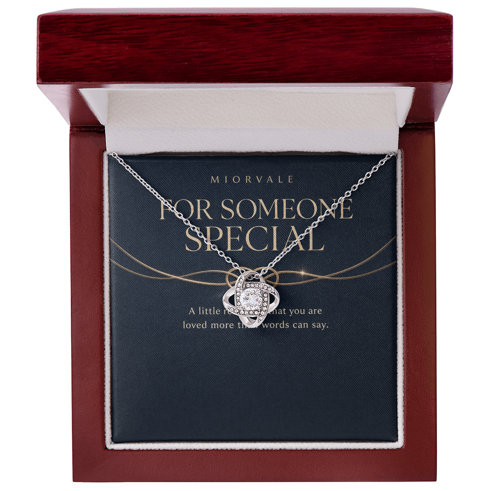 Love Knot Necklace – For Someone Special