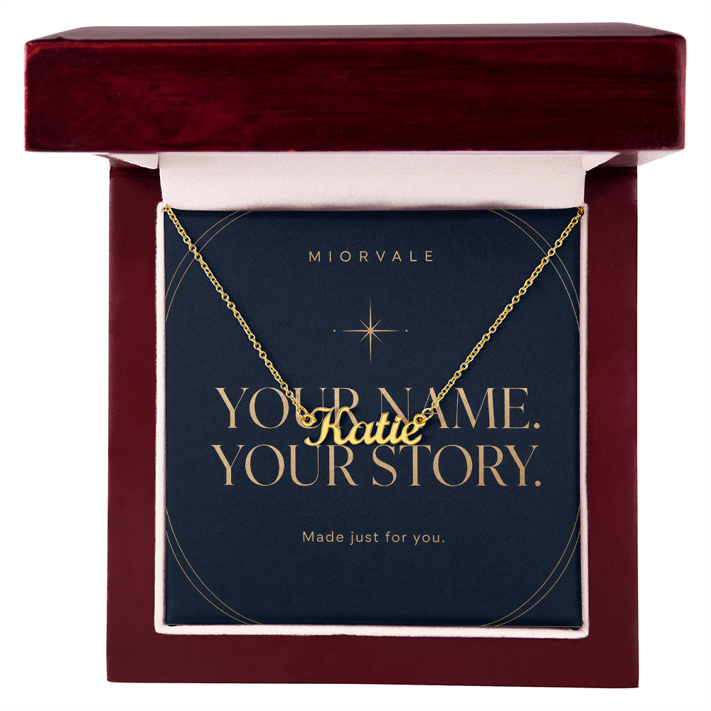 Miorvale Personalized Name Necklace