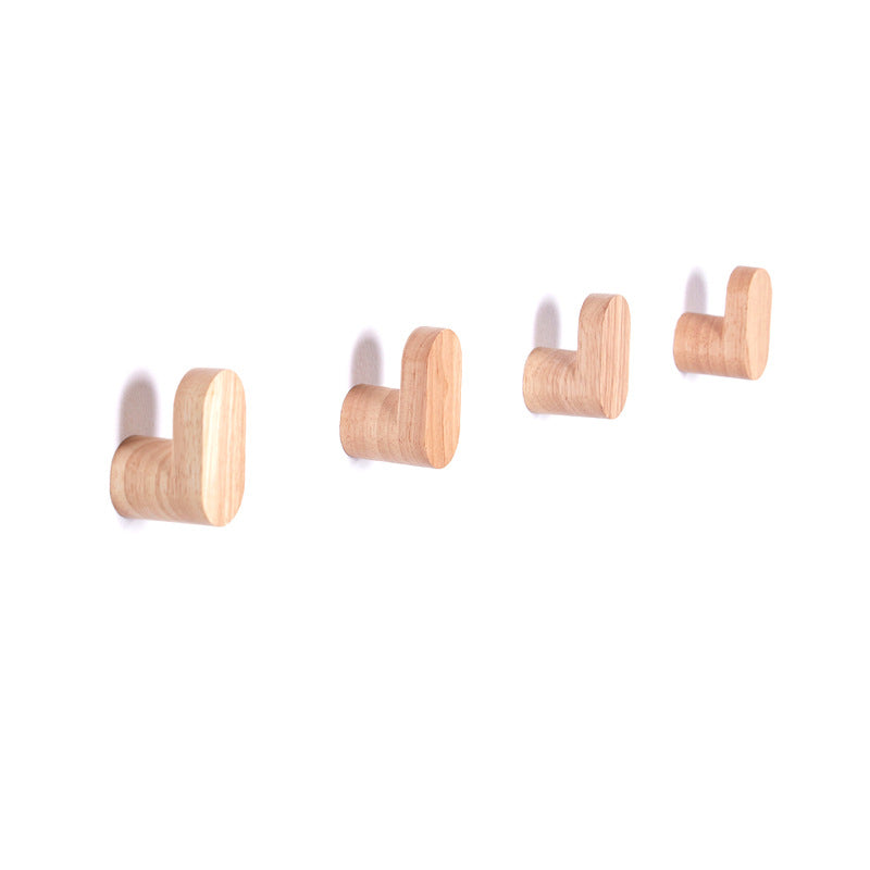 Rubber Wood Wall Hook