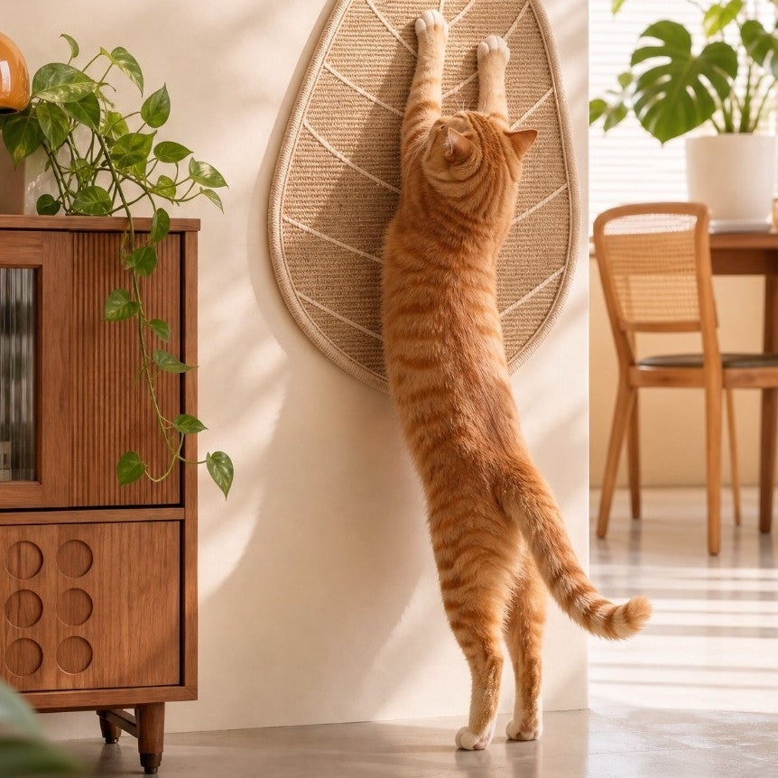 Leaf Sisal Cat Scratching Mat